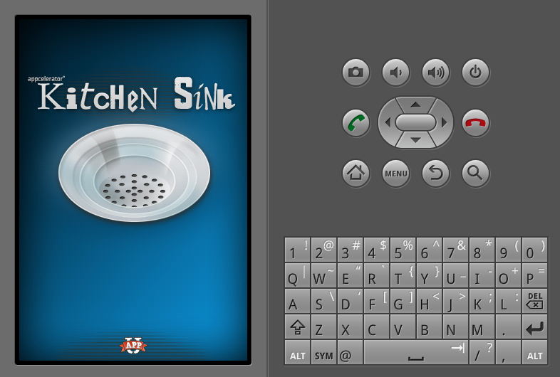 Titanium 在android上執行範例程式 Kitchen Sink 的錯誤